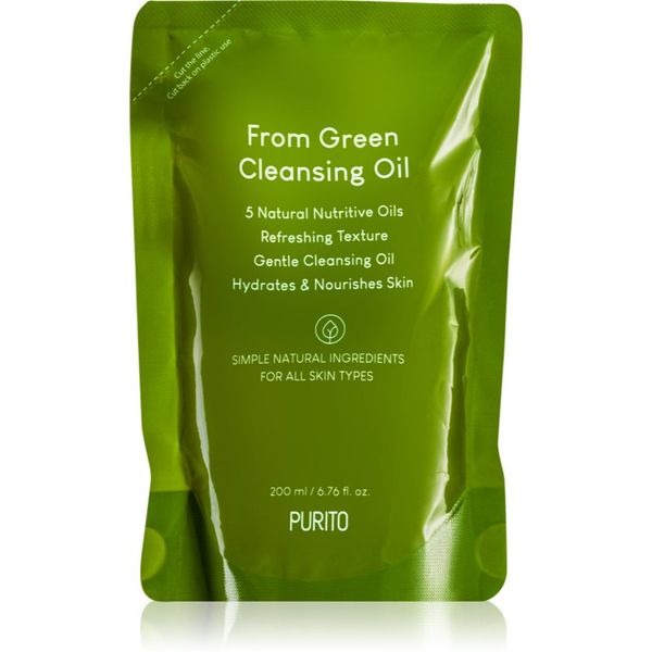 Purito Purito From Green čistilno olje za obraz nadomestno polnilo 200 ml