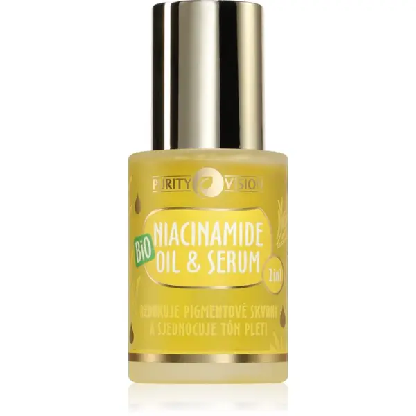 Purity Vision Purity Vision BIO Niacinamide oil & serum oljni serum za poenotenje tona kože 30 ml