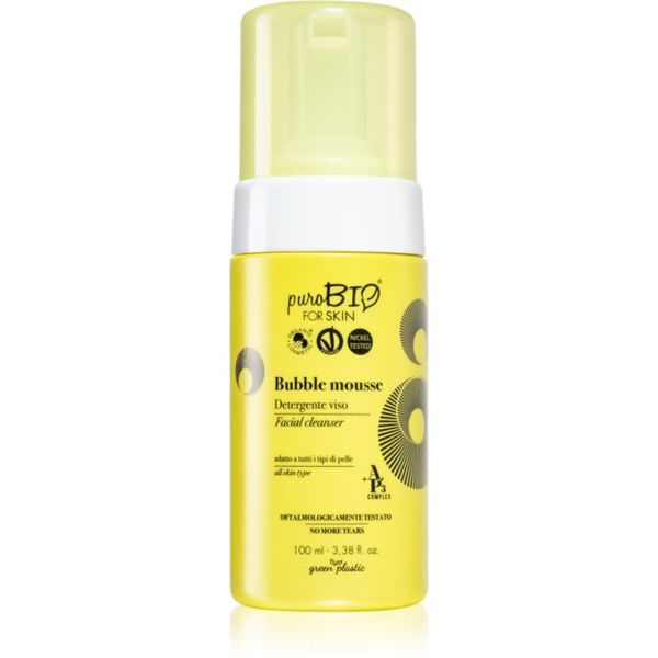 puroBIO Cosmetics puroBIO Cosmetics Bubble Mousse nežna čistilna pena za obraz 100 ml