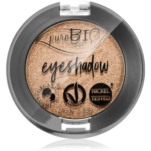 puroBIO Cosmetics puroBIO Cosmetics Compact Eyeshadows senčila za oči odtenek 01 Sparkling Wine 2.5 g