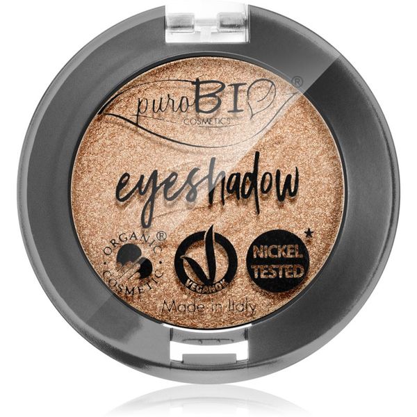 puroBIO Cosmetics puroBIO Cosmetics Compact Eyeshadows senčila za oči odtenek 01 Sparkling Wine 2,5 g
