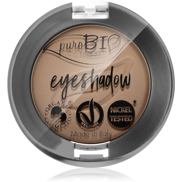 puroBIO Cosmetics puroBIO Cosmetics Compact Eyeshadows senčila za oči odtenek 02 Dove Gray 2,5 g
