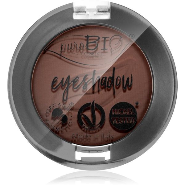 puroBIO Cosmetics puroBIO Cosmetics Compact Eyeshadows senčila za oči odtenek 03 Brown 2,5 g