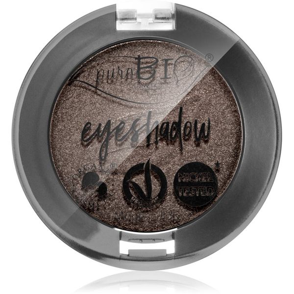 puroBIO Cosmetics puroBIO Cosmetics Compact Eyeshadows senčila za oči odtenek 19 Intense Gray 2,5 g