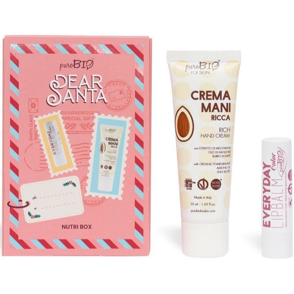 puroBIO Cosmetics puroBIO Cosmetics Dear Santa Nutri Box darilni set 2 kos