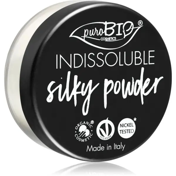 puroBIO Cosmetics puroBIO Cosmetics Indissouble matirajoč puder v prahu odtenek 01 Translucent 8 g