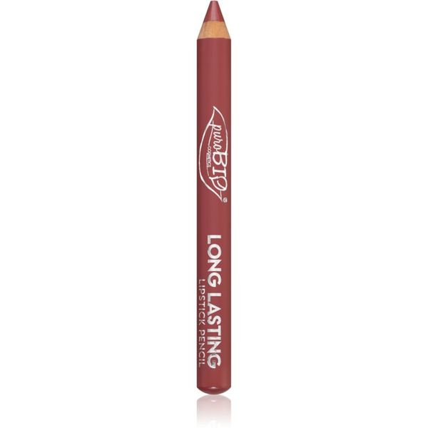 puroBIO Cosmetics puroBIO Cosmetics Long Lasting Kingsize dolgoobstojni svinčnik za ustnice odtenek 013L Raspberry 3 g