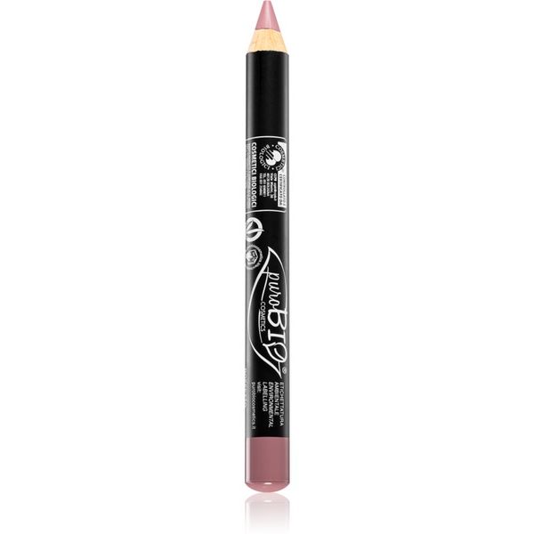 puroBIO Cosmetics puroBIO Cosmetics Pencil Lipstick večnamenski svinčnik za oči, ustnice in lica odtenek 24 Pink Rossetto 2,3 g