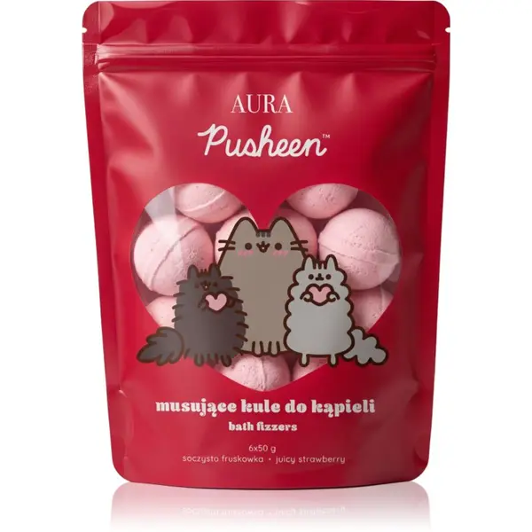 Pusheen Pusheen Aura kroglica za kopel 6x50 g