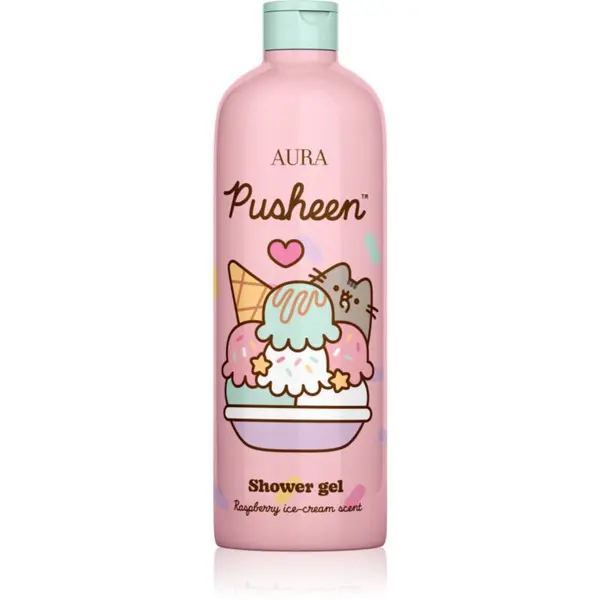 Pusheen Pusheen Raspberry Ice-Cream gel za prhanje 500 ml