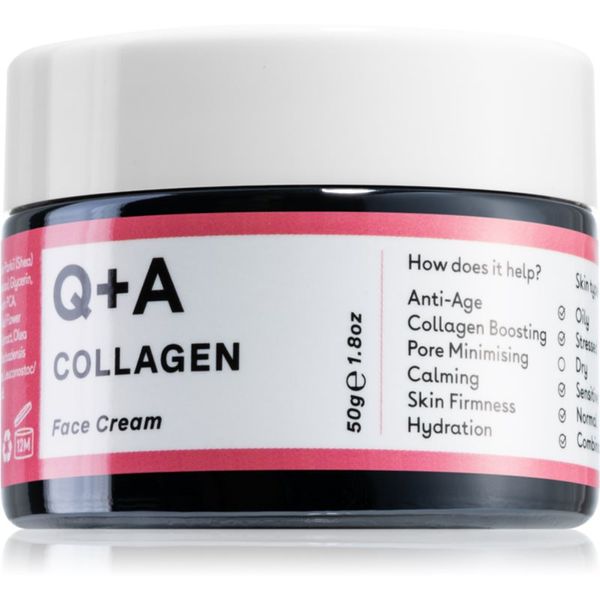 Q+A Q+A Collagen pomlajevalna krema za obraz 50 g