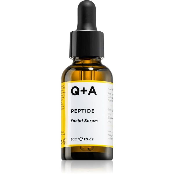 Q+A Q+A Peptide pomlajevalni serum za obraz 30 ml