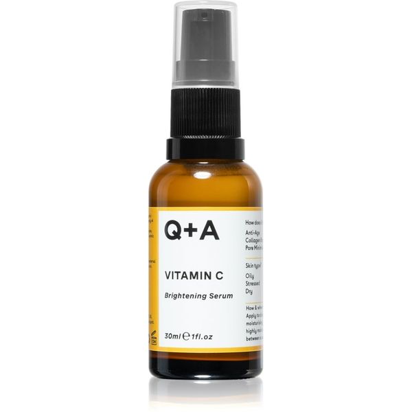 Q+A Q+A Vitamin C posvetlitveni serum z vitaminom C 30 ml