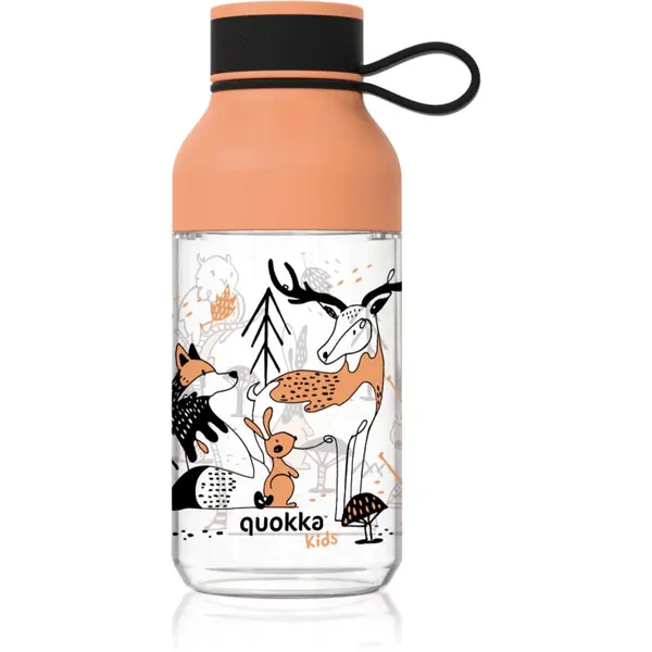 Quokka Quokka Ice Kids steklenička z zanko In the Woods 430 ml