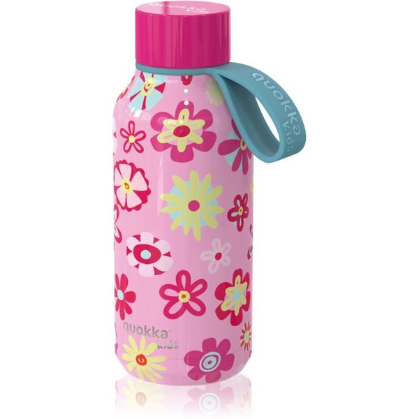 Quokka Quokka Solid Kids termovka z zanko Flowers 330 ml