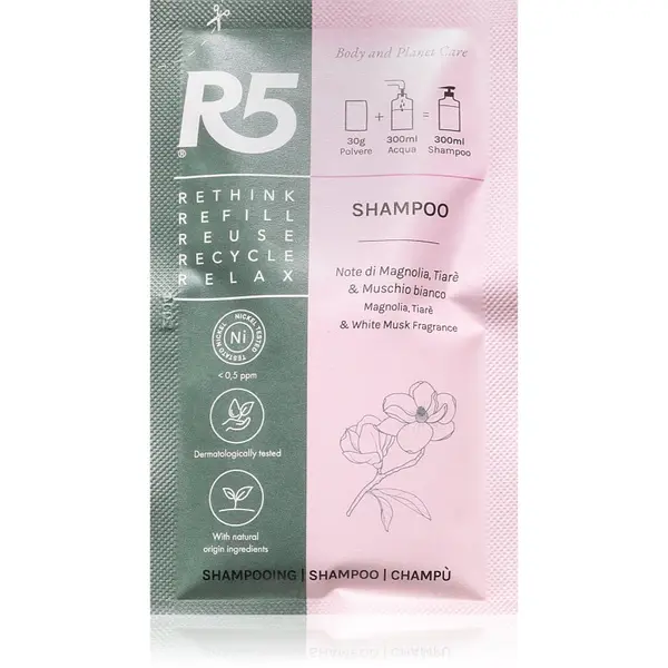 R5 R5 Shampoo da Riattivare šampon za lase 30 ml