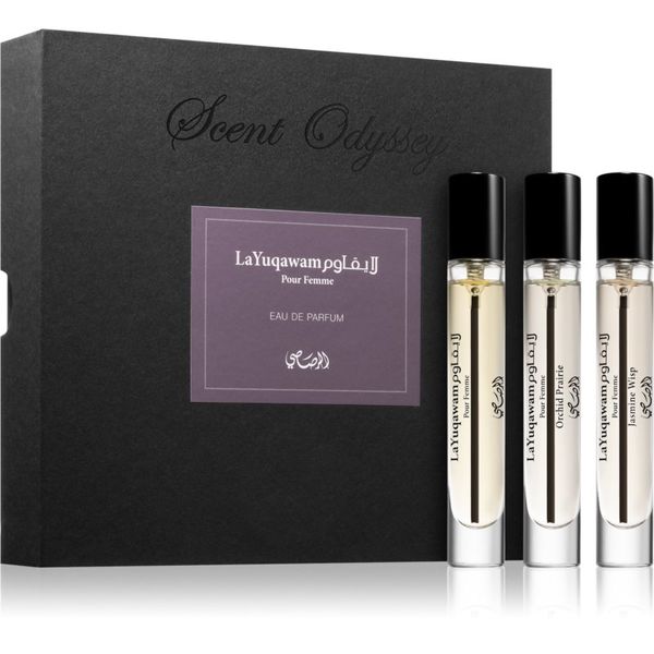 Rasasi Rasasi Scent Odyssey La Yuqawam Pour Femme darilni set za ženske