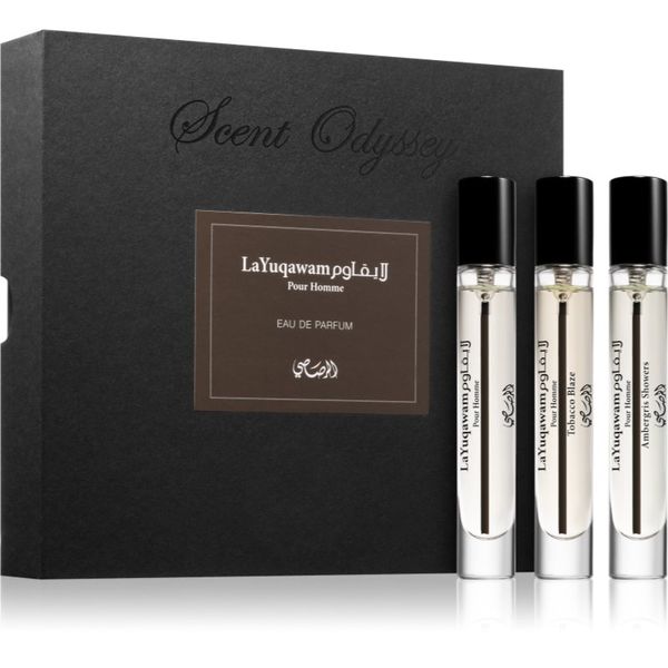 Rasasi Rasasi Scent Odyssey La Yuqawam Pour Homme darilni set za moške