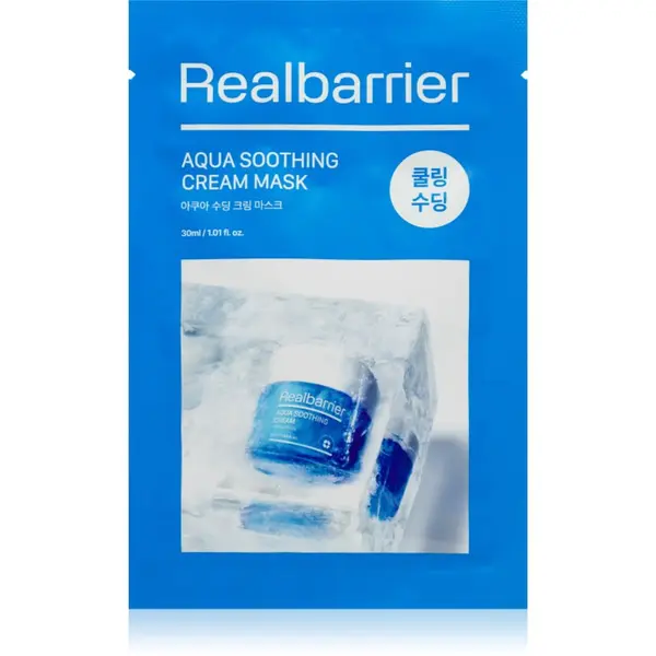 Real Barrier Real Barrier Aqua Soothing Cream Mask vlažilna tekstilna maska 30 ml