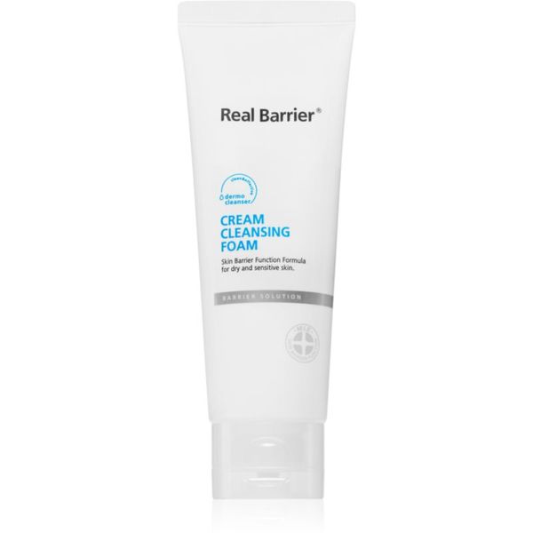 Real Barrier Real Barrier Barrier Solution Cleansing kremasta čistilna pena za občutljivo in suho kožo 120 ml