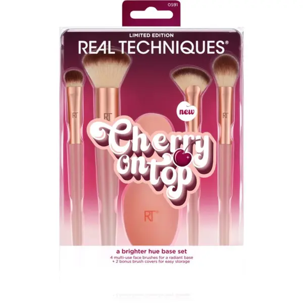 Real Techniques Real Techniques Cherry On Top A Brighter Hue Base Set set čopičev