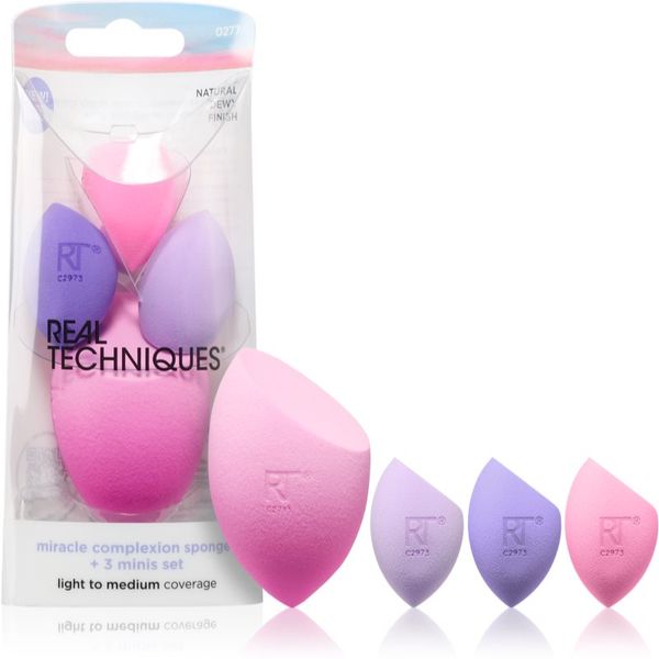 Real Techniques Real Techniques Miracle Complexion Sponge and Concealaer Minis Sunset komplet za ličenje obraza 1 kos