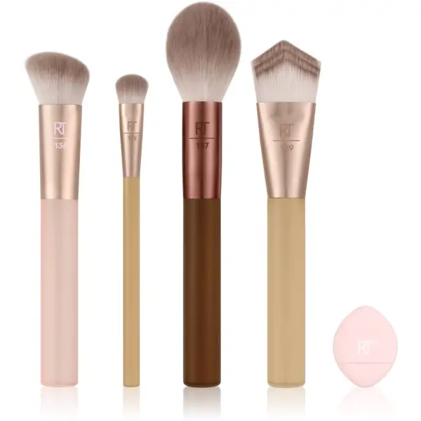 Real Techniques Real Techniques New Nudes Blurred Base Kit set čopičev 5 kos
