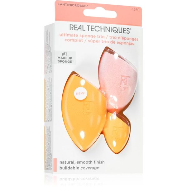 Real Techniques Real Techniques Ultimate Sponge Trio set aplikatorjev