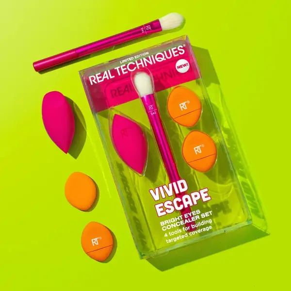 Real Techniques Real Techniques Vivid Escape Bright Eyes Concealer Set set za ličenje