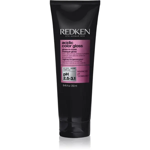 Redken Redken Acidic Color Gloss Gloss-in-Mask hranilna in vlažilna maska za lase za sijaj in mehkobo las 250 ml