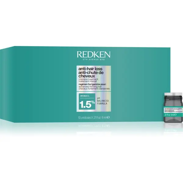 Redken Redken Anti-Hair Loss Intensive Treatment intenzivna kura za lase proti izpadanju las 1.5% Aminexil 10x6 ml