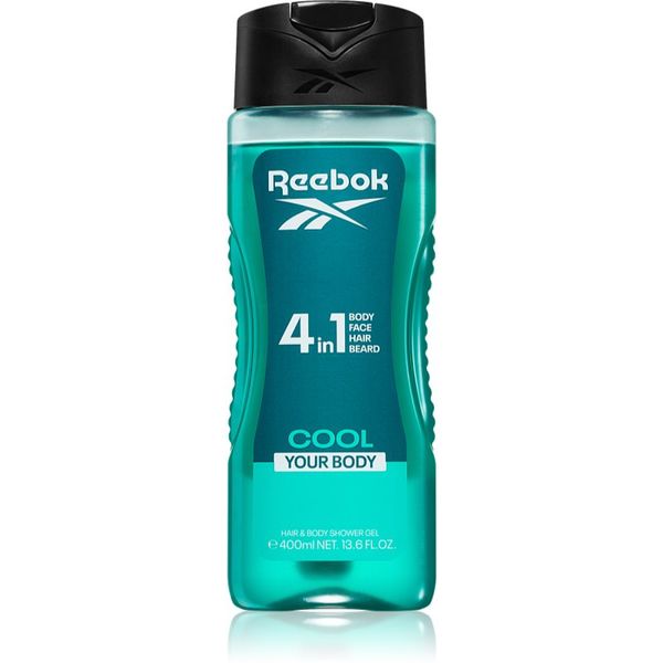 Reebok Reebok Move Your Spirit osvežujoč gel za prhanje 4 v 1 400 ml