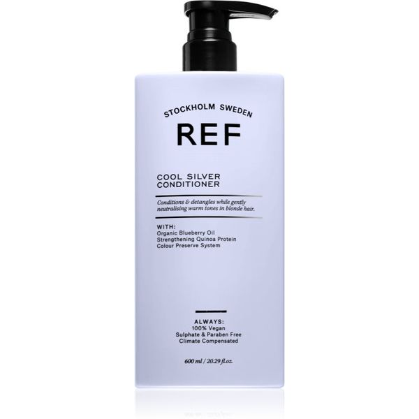 REF REF Cool Silver Conditioner vlažilni balzam za nevtralizacijo rumenih odtenkov 600 ml