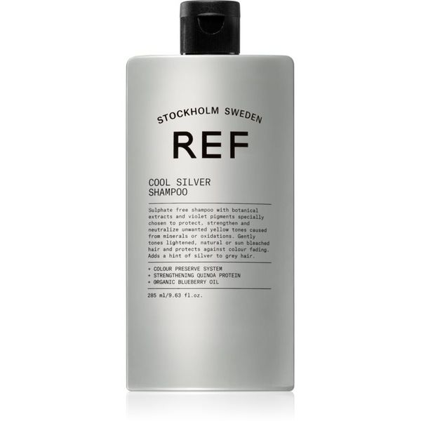REF REF Cool Silver Shampoo srebrni šampon za nevtralizacijo rumenih odtenkov 285 ml