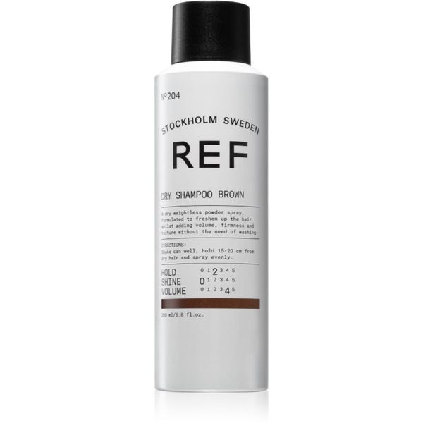 REF REF Dry Shampoo Brown suhi šampon za temne lase 200 ml