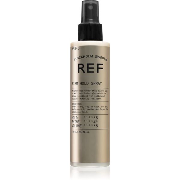 REF REF Firm Hold Spray N°545 lak za lase z ekstra močnim utrjevanjem brez aerosola 175 ml