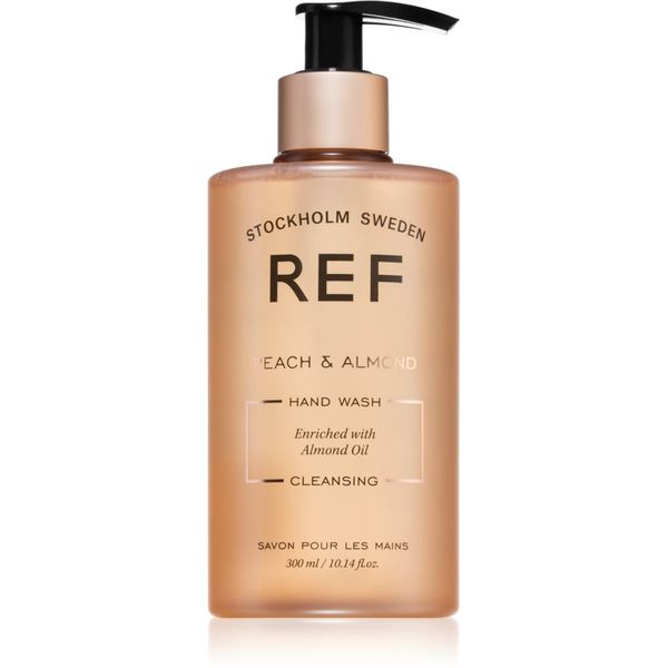 REF REF Hand Wash luksuzno vlažilno milo za roke Peach & Almond 300 ml