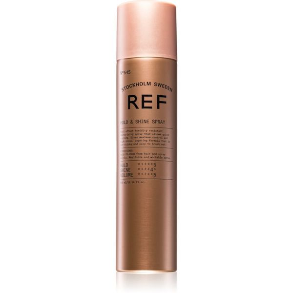REF REF Hold & Shine Spray N°545 pršilo za lase za fiksacijo in obliko 300 ml
