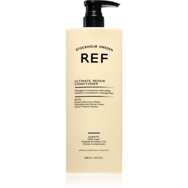 REF REF Ultimate Repair Conditioner globinsko regeneracijski balzam za poškodovane lase 1000 ml