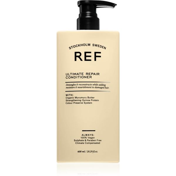 REF REF Ultimate Repair Conditioner globinsko regeneracijski balzam za poškodovane lase 600 ml