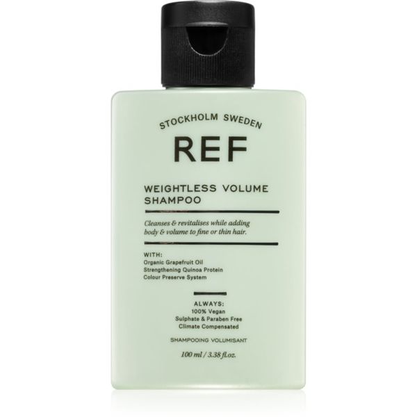 REF REF Weightless Volume Shampoo šampon za fine in tanke lase za volumen od korenin 100 ml