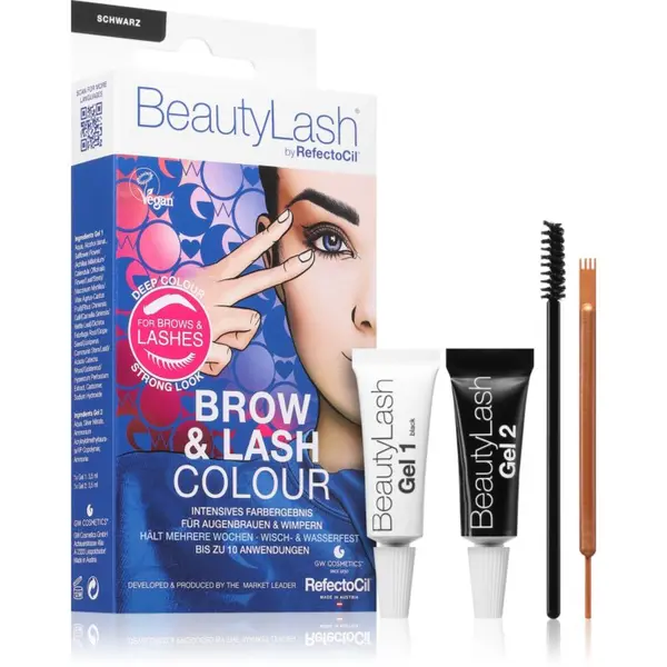 RefectoCil RefectoCil BeautyLash Brow & Lash Colour barva za obrvi za trepalnice in obrvi odtenek Black 1 kos
