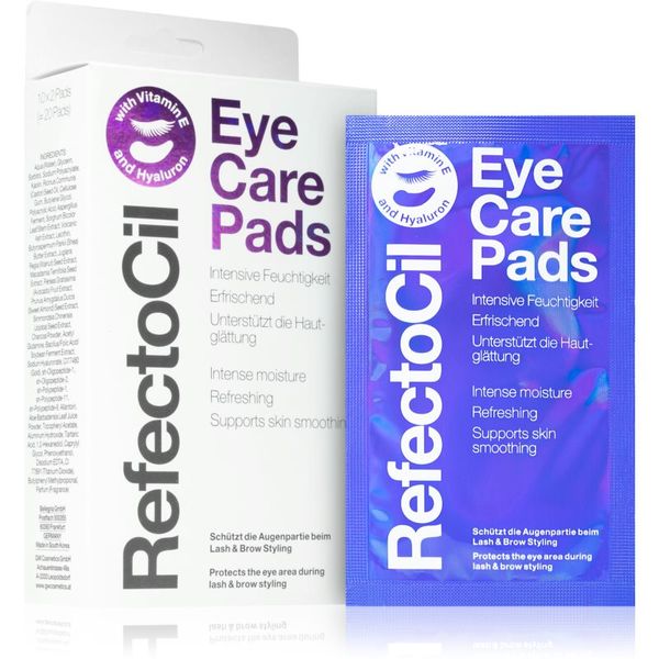 RefectoCil RefectoCil Eye Protection Care Pads zaščitni papirčki za barvanje trepalnic s hranilnim učinkom 10x2 kos