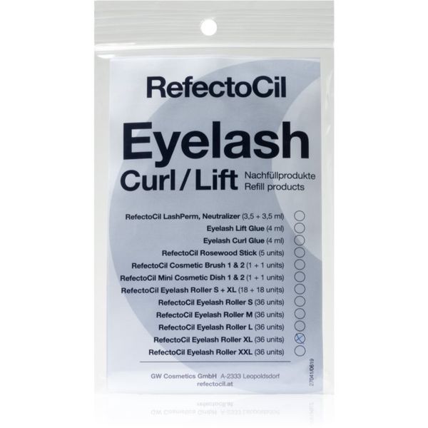 RefectoCil RefectoCil Eyelash Curl navijalke za trajno ondulacijo za trepalnice velikost XL 36 kos