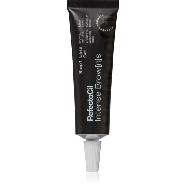 RefectoCil RefectoCil Intense Brow[n]s Base Gel barva za obrvi in trepalnice z gelasto teksturo odtenek Black Brown 15 ml