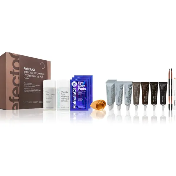 RefectoCil RefectoCil Intense Brow[n]s Professional Kit set za barvanje trepalnic in obrvi
