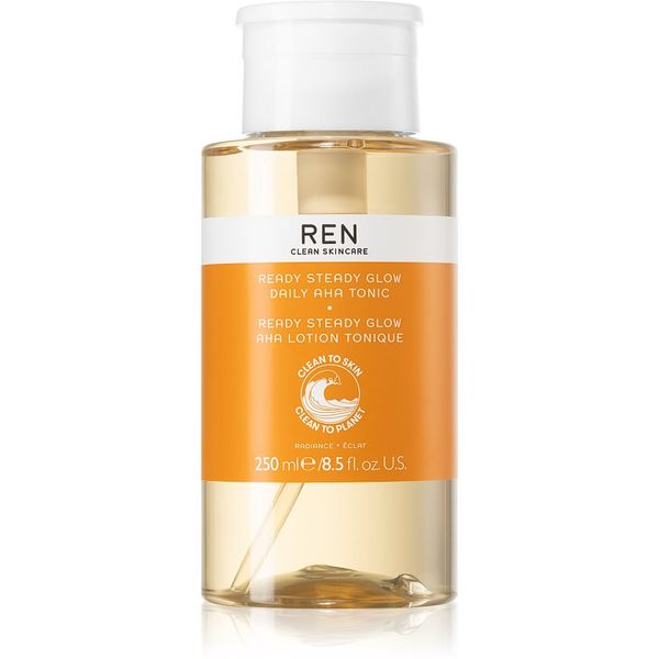 REN REN Radiance eksfoliacijski čistilni tonik z AHA 250 ml