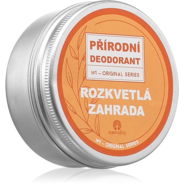 Renovality Renovality Original Series Natural Deodorant trdi dezodorant z vonjem Blooming Garden 50 ml