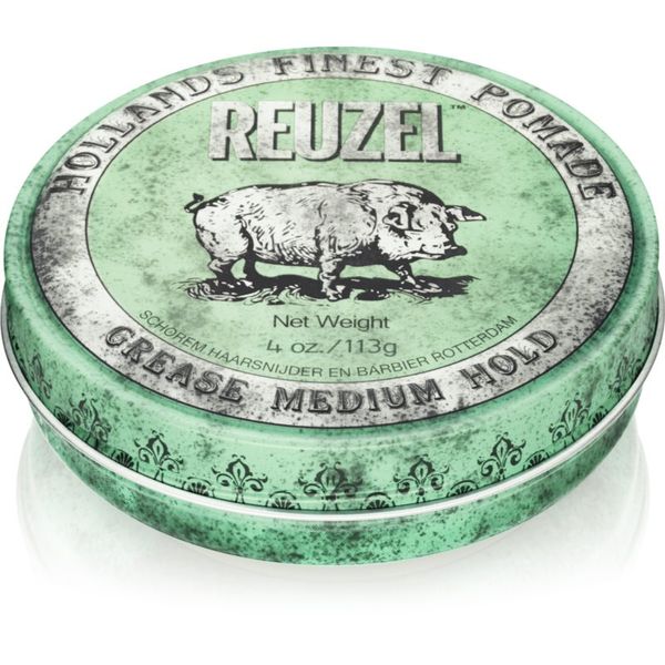 Reuzel Reuzel Hollands Finest Pomade Grease pomada za lase s srednjim utrjevanjem 113 g