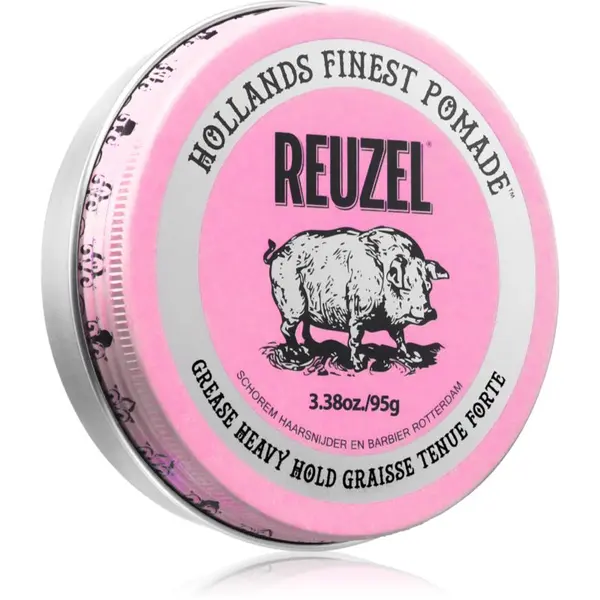 Reuzel Reuzel Pink Grease Heavy Hold pomada za lase 95 g